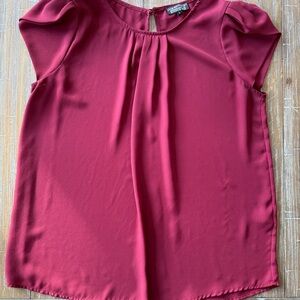 Papermoon Rich Burgundy Blouse